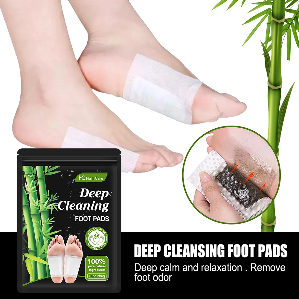 Detox Foot Patch - 10개/봉지 디톡스 풋 패치 쑥 대나무