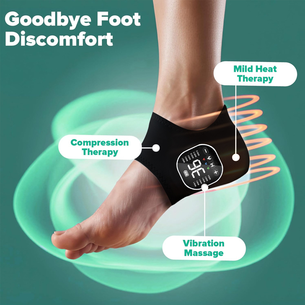 Ems Foot Massager - EMS 조인트 마사지기, 온열 무릎 보호대,