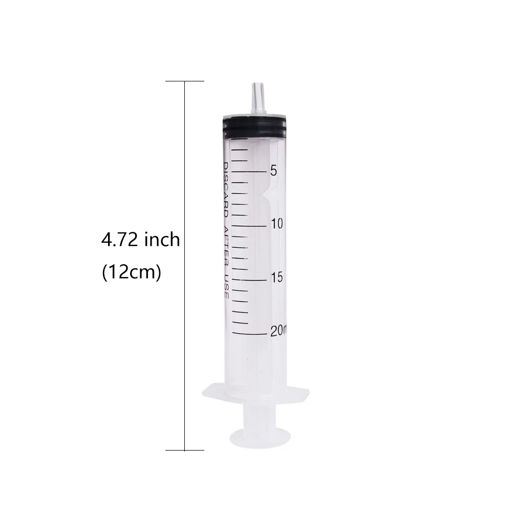 개별 포장된 바늘 없는 20ml 플라스틱 주사기 수경재 - Health Wellness Solutions 리뷰 및 가격