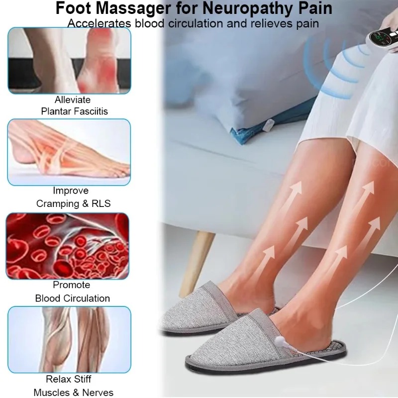 지압 자극 전기 EMS 발 마사지 신발 전극 미세전류  - Ems Foot Massager 리뷰 및 가격