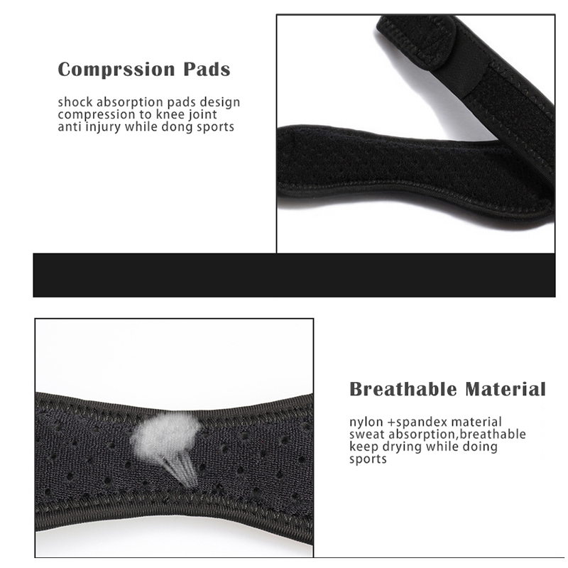 1개입 무릎 슬개골 힘줄 지지 스트랩, 농구용 조절 가 - Compression Knee Sleeve 리뷰 및 가격