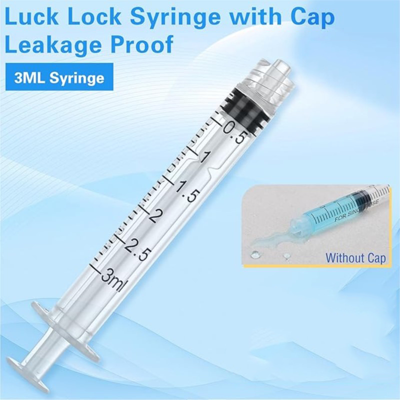 3ml 20 50 100Pcs 루어락 실험실 전용 주사 - Health Wellness Solutions 리뷰 및 가격