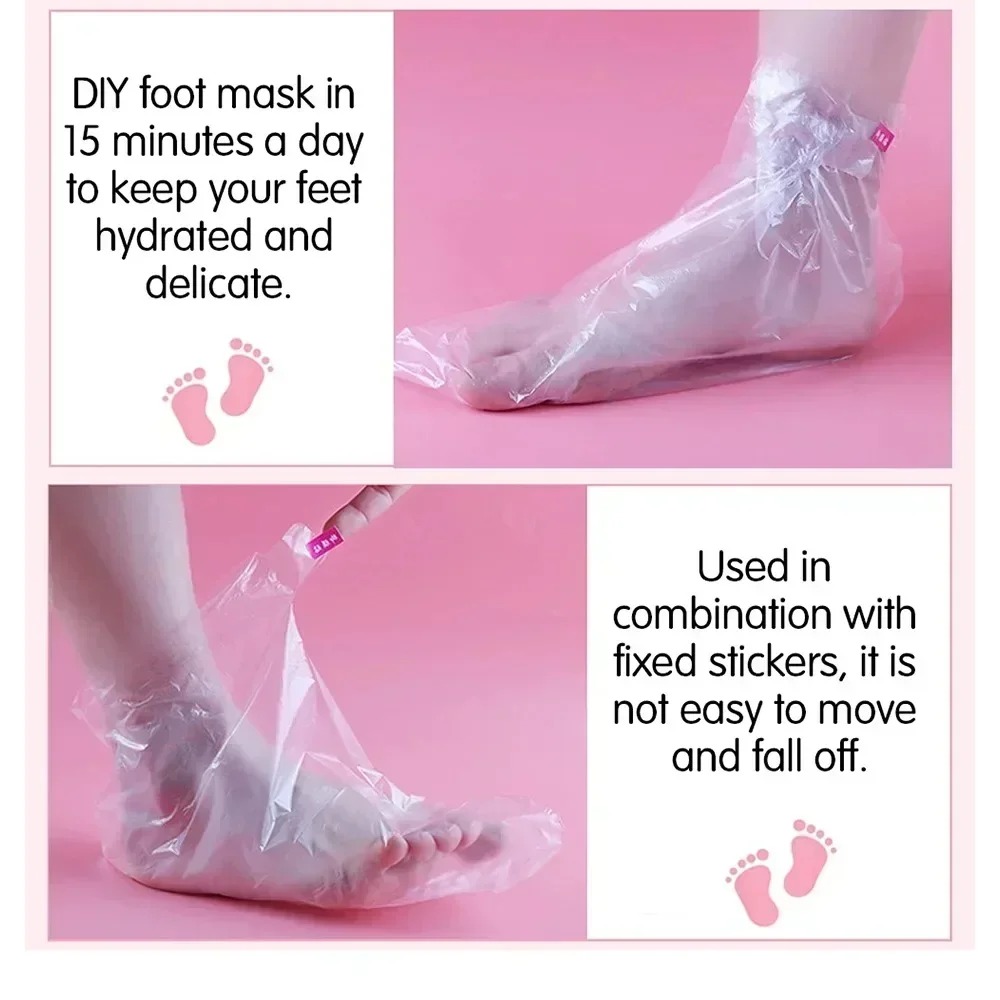 100Pc 풋 마스크 커버 일회용 투명 PE 보습 디톡 - Detox Foot Patch 리뷰 및 가격
