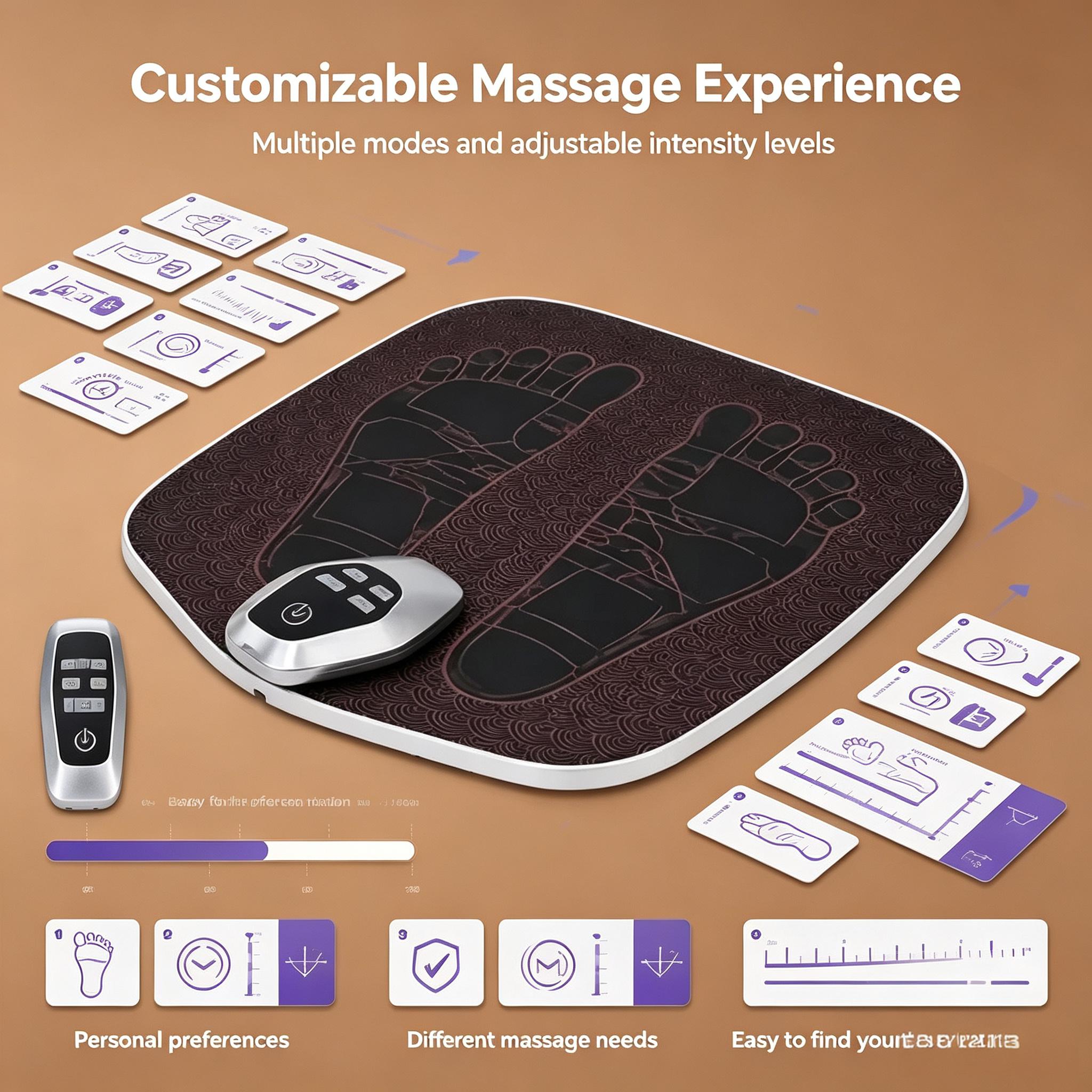 무선 리모컨으로 작동하는 EMS 발 마사지 매트, 가정 - Ems Foot Massager 리뷰 및 가격