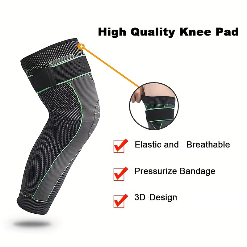 2개입 압박 무릎 보호대, 스트라이프 디자인 스포츠 슬 - Compression Knee Sleeve 리뷰 및 가격